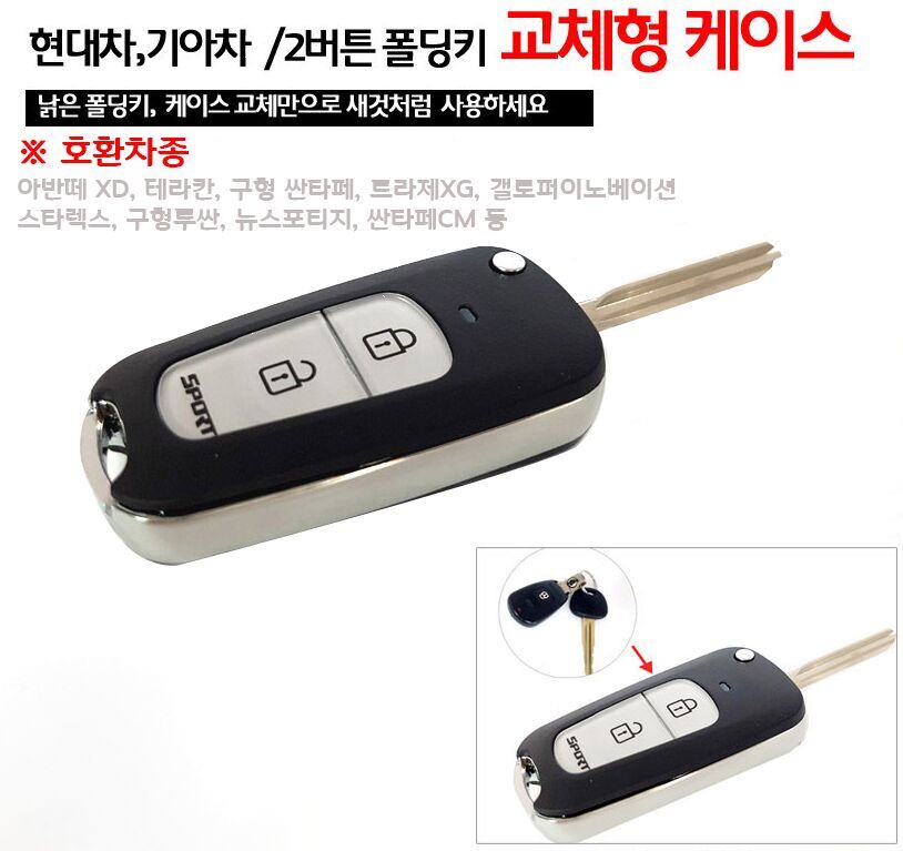 구형 싼타페 폴딩키